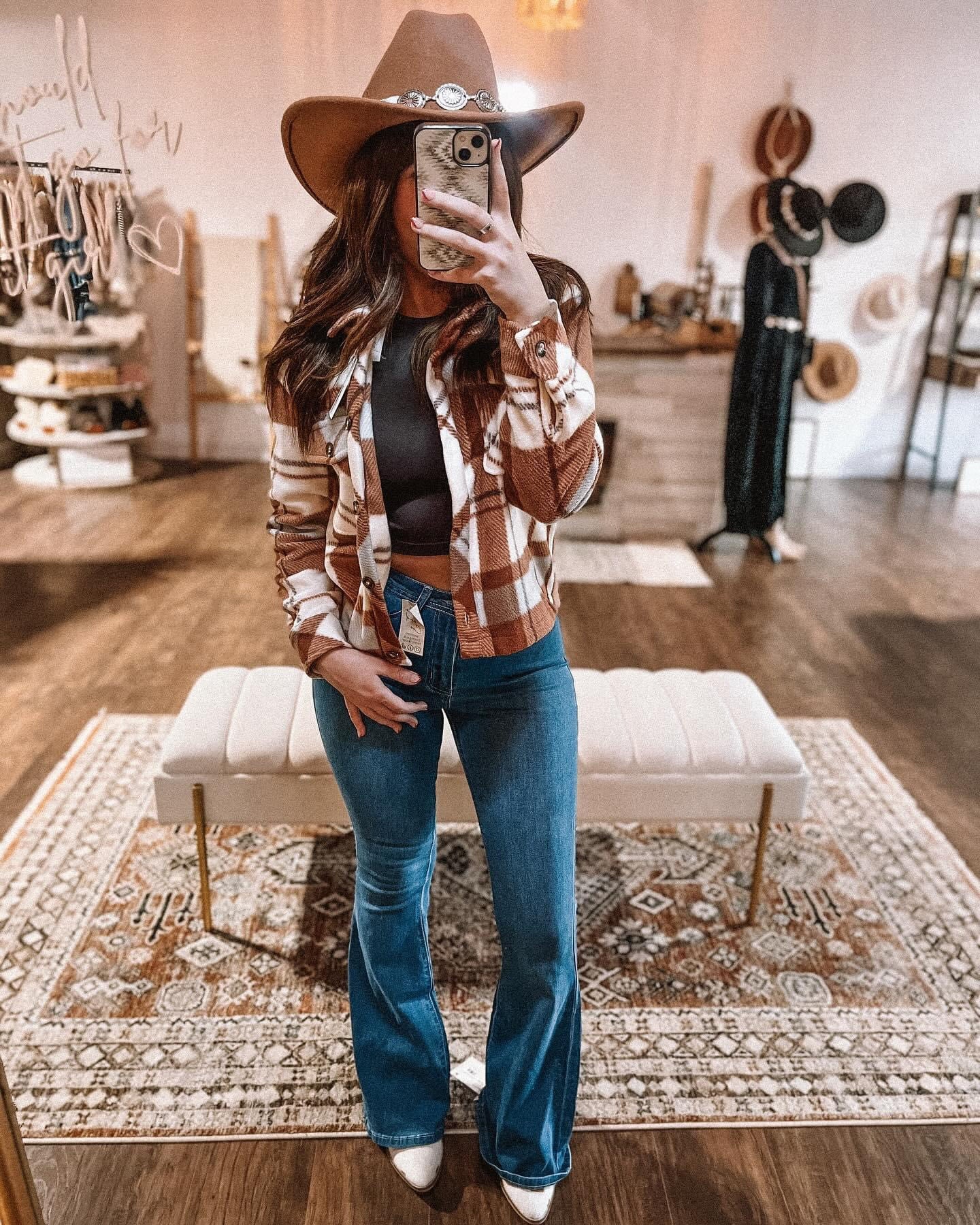 Flare Fringe Jeans Blake and Coe